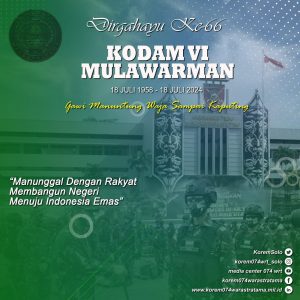 Dirgahayu Ke 66 Kodam VI Mulawarman