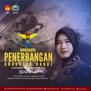 DIRGAHAYU PENERBANGAN ANGKATAN DARAT WIRA AMUR .