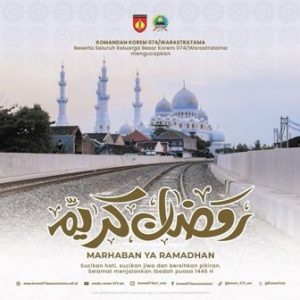 Marhaban Ya Ramadhan<br>Sucikan hati, sucikan jiwa dan bersihkan pikiran.<br>Selamat menjalankan ibadah puasa 1446 H