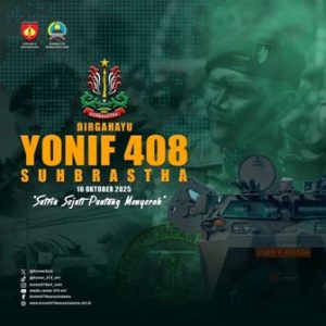 Dirgahayu Yonif 408/Sbh