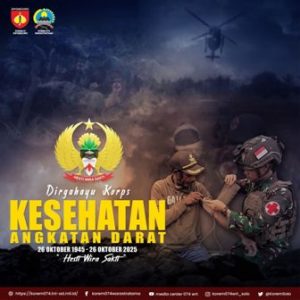 Dirgahayu Korps Kesehatan Angkatan Darat