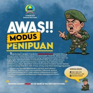 Himbauan modus penipuan dengan pesanan fiktif.