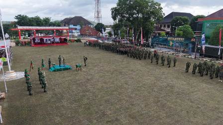 Danrem 074/Warastratama Berangkatkan Tonting Yudha Wastu Pramuka Jaya dari Wonogiri