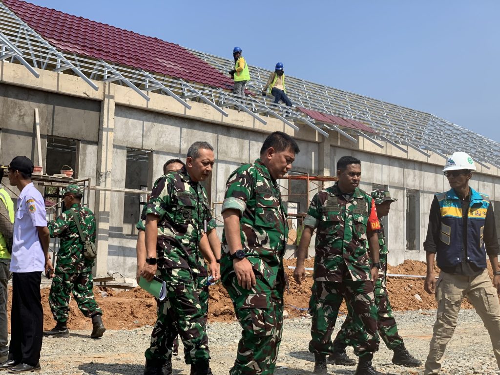 Tim Kemhan RI Tinjau Progres Pembangunan Yonif TP di Nguntoronadi Wonogiri