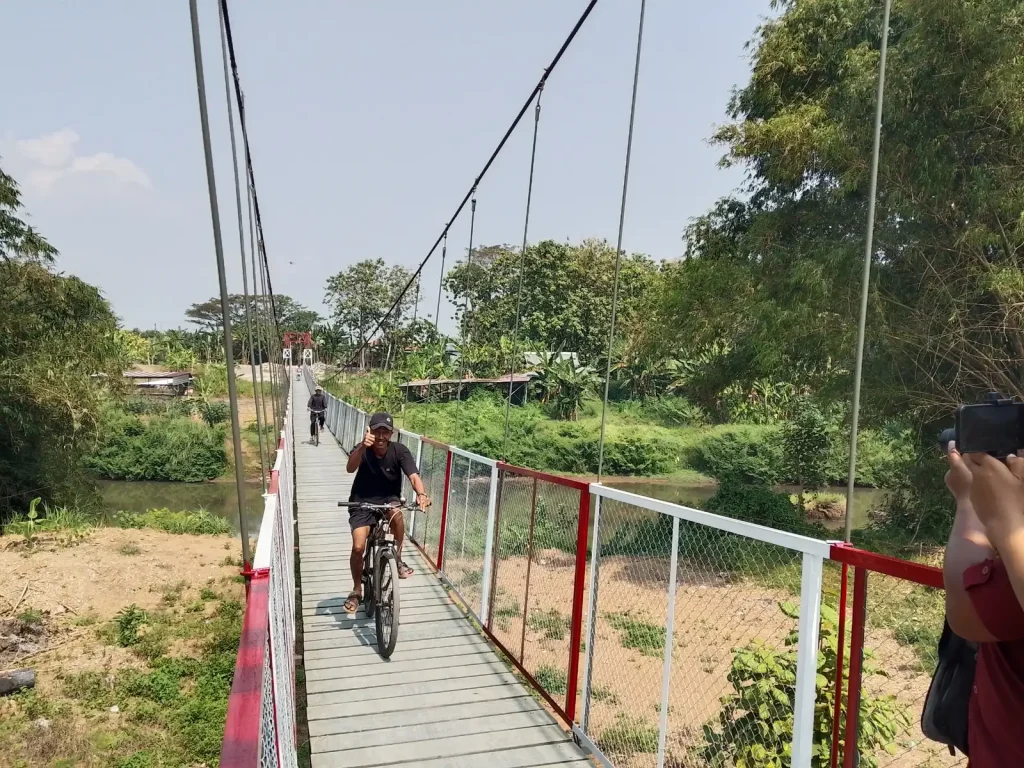Ada Jembatan Garuda, Warga Tawangsari Sukoharjo Tak Perlu Tempuh Jalur Memutar