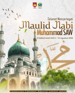 Selamat Memperingati Maulid Nabi Muhammad SAW 1448 H / 2026
