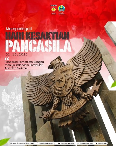 Selamat Hari Kesaktian Pancasila 2026
